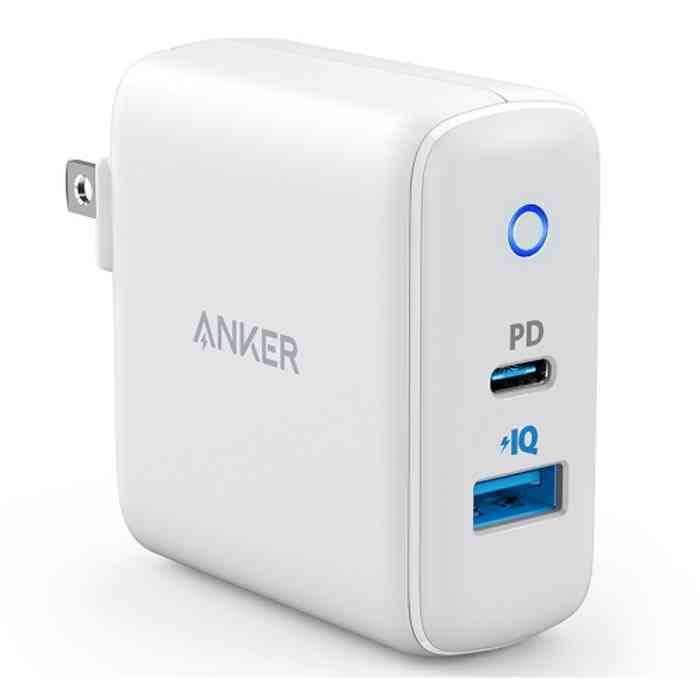 Anker PowerPort PD+ 2 Port Fast Charger Adapter With 18W Type-C & USB 30W